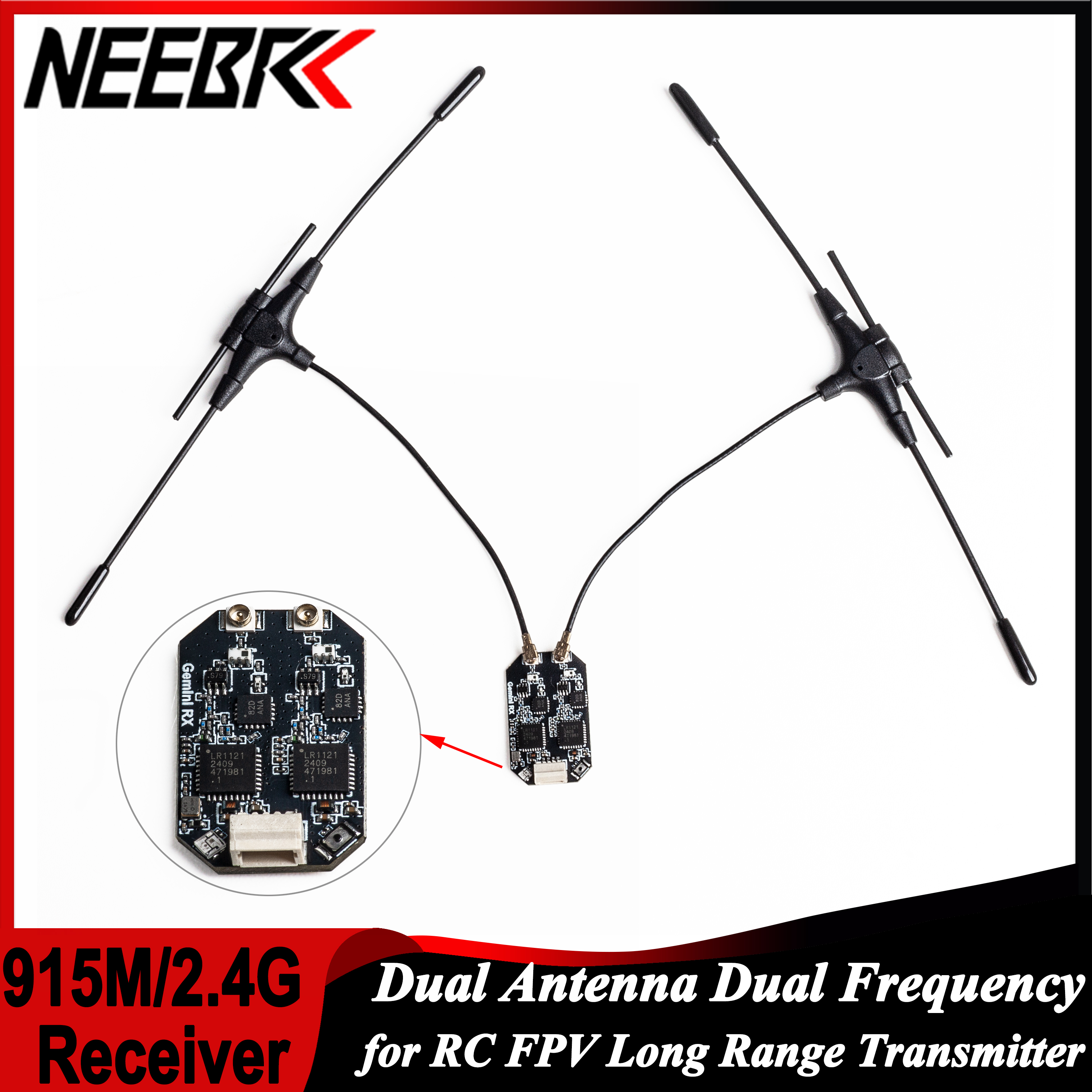 Drone Antenna - ELRS 915MHz/2.4GHz Gemini Dual Antenna Dual