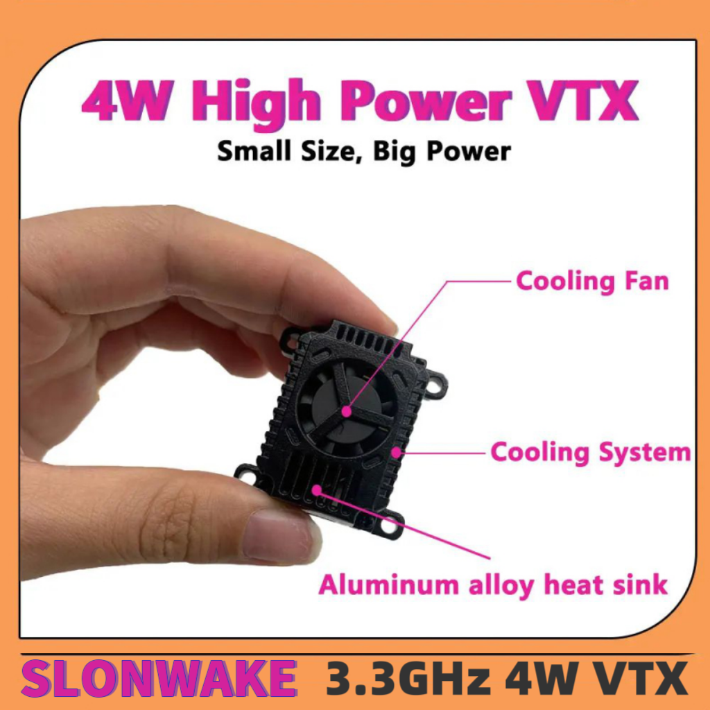 SLONWAKE FPV 3.3G 16CH 4000mW  - Drone Transmitter review and price