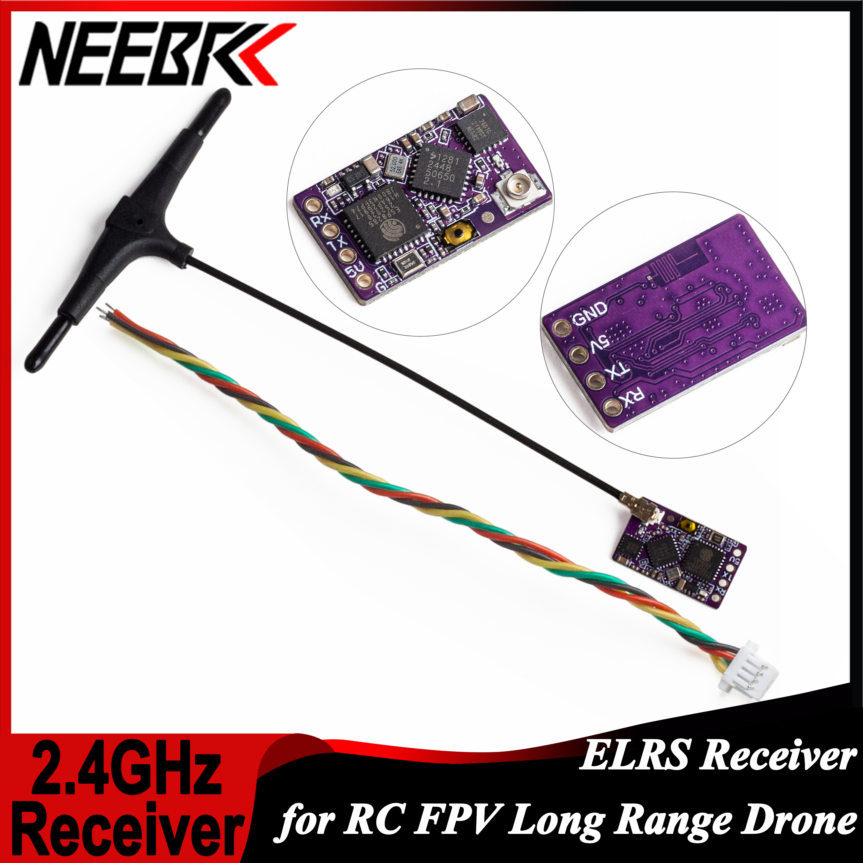 1/2/5/10PCS ELRS 2.4GHz RX Lon - Drone Antenna review and price