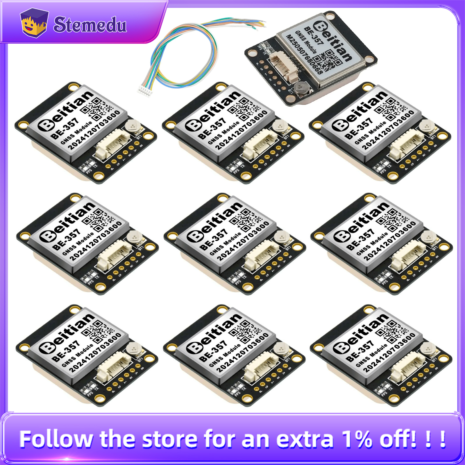10PCS/LOT Beitian BE-357 BE357 - Drone Gps Module review and price