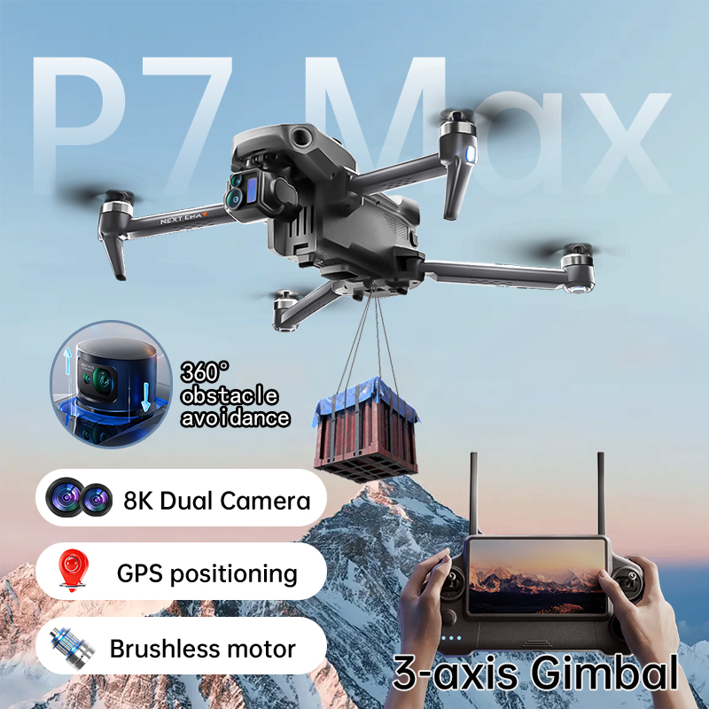 NEW P7 Max Drone 8K Camera GPS - Drone Gps Mount review and price