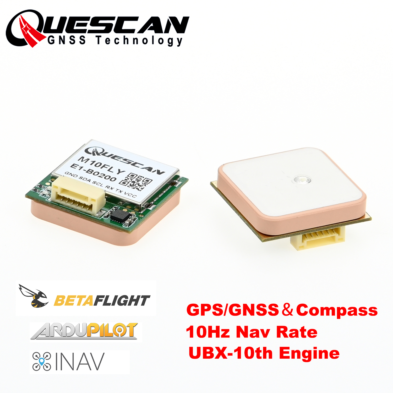 Quescan 25mm*25mm M10FLY 10Hz  - Drone Gps Module review and price