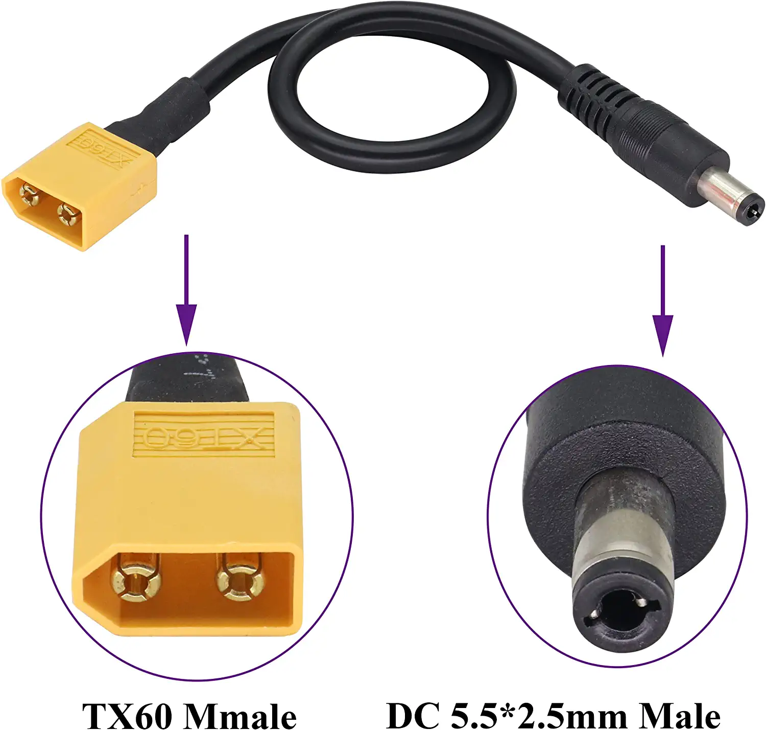 XT60 Adapter Cable XT60 Male t - Drone Compass review and price