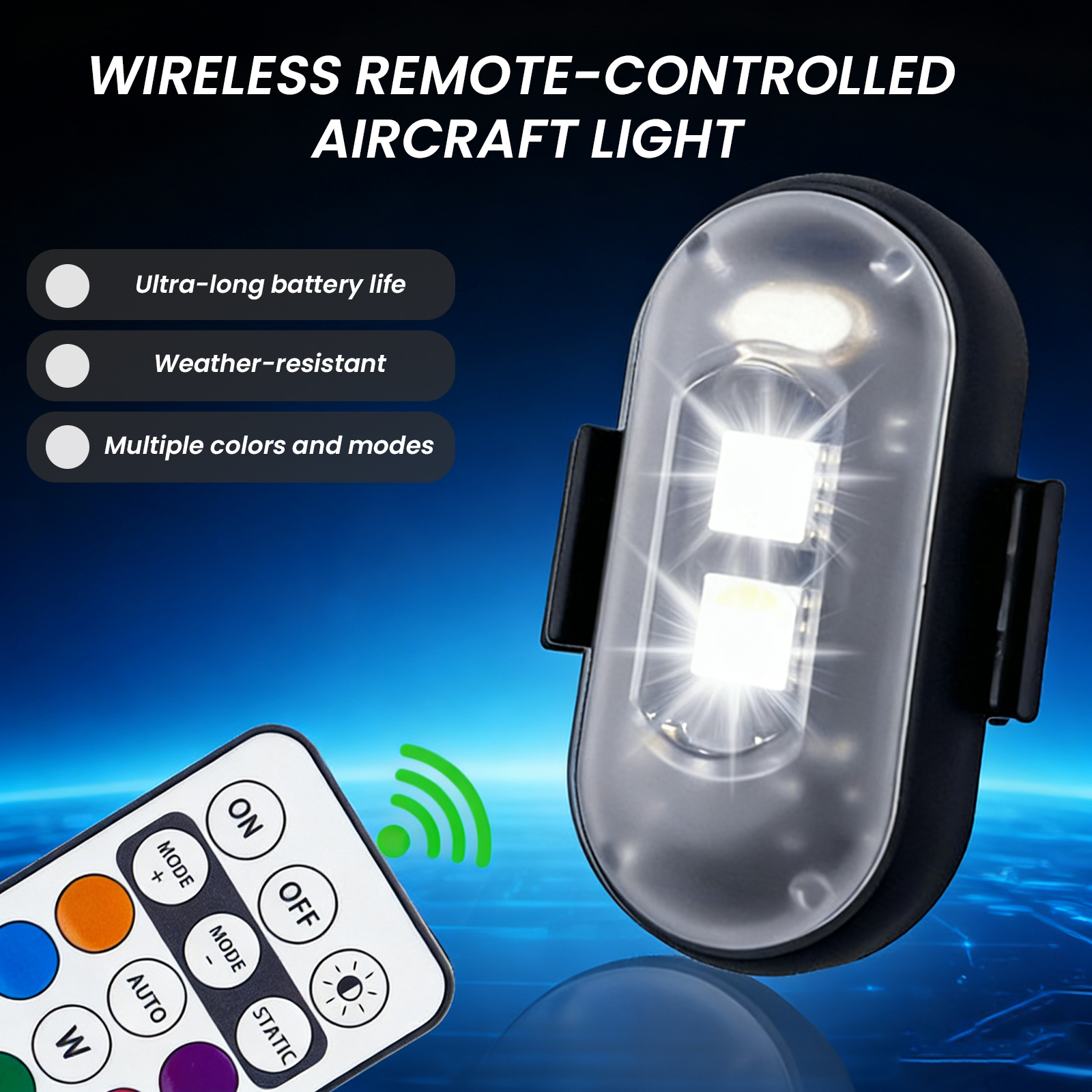2/4/6PCS Wireless LED Strobe L - Drone Led Light review and price