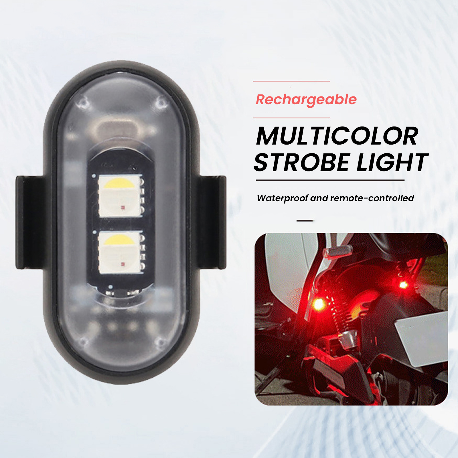 2/4/6PCS Wireless LED Strobe L - Drone Led Light review and price