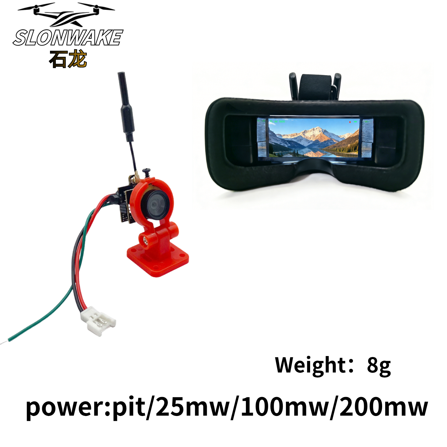 Slonwake 5.8G 48CH 200mW FPV D - Drone Transmitter review and price