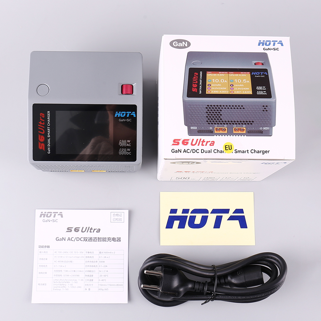 HOTA S6 Ultra Gallium Nitride  - Drone Charger review and price
