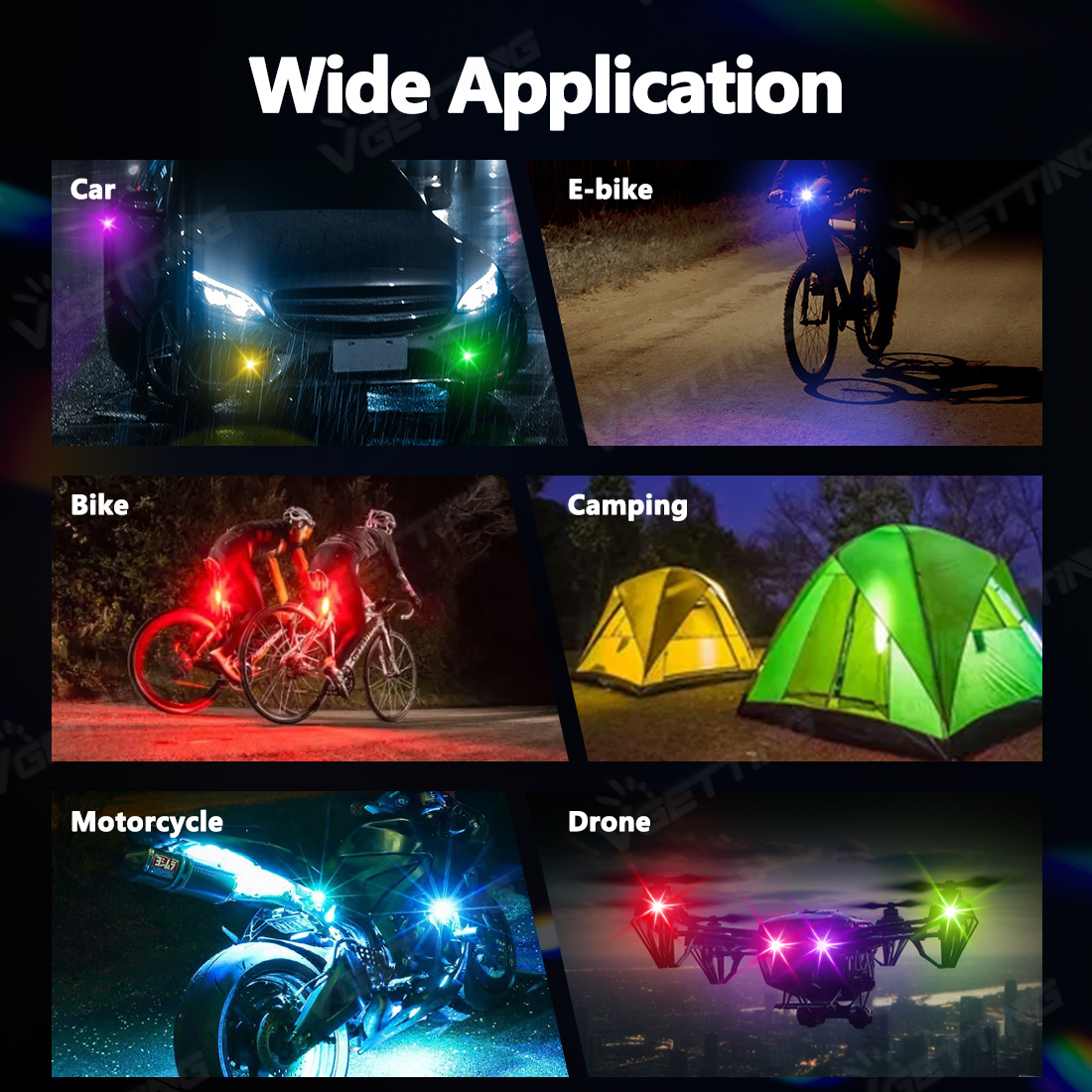 4Pcs Mini Drone Strobe Light 8 - Drone Led Light review and price