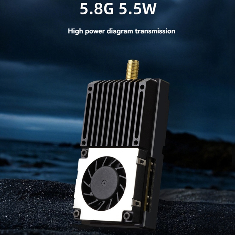 5.8G 5.5W VTX 64CH High Power  - Drone Transmitter review and price