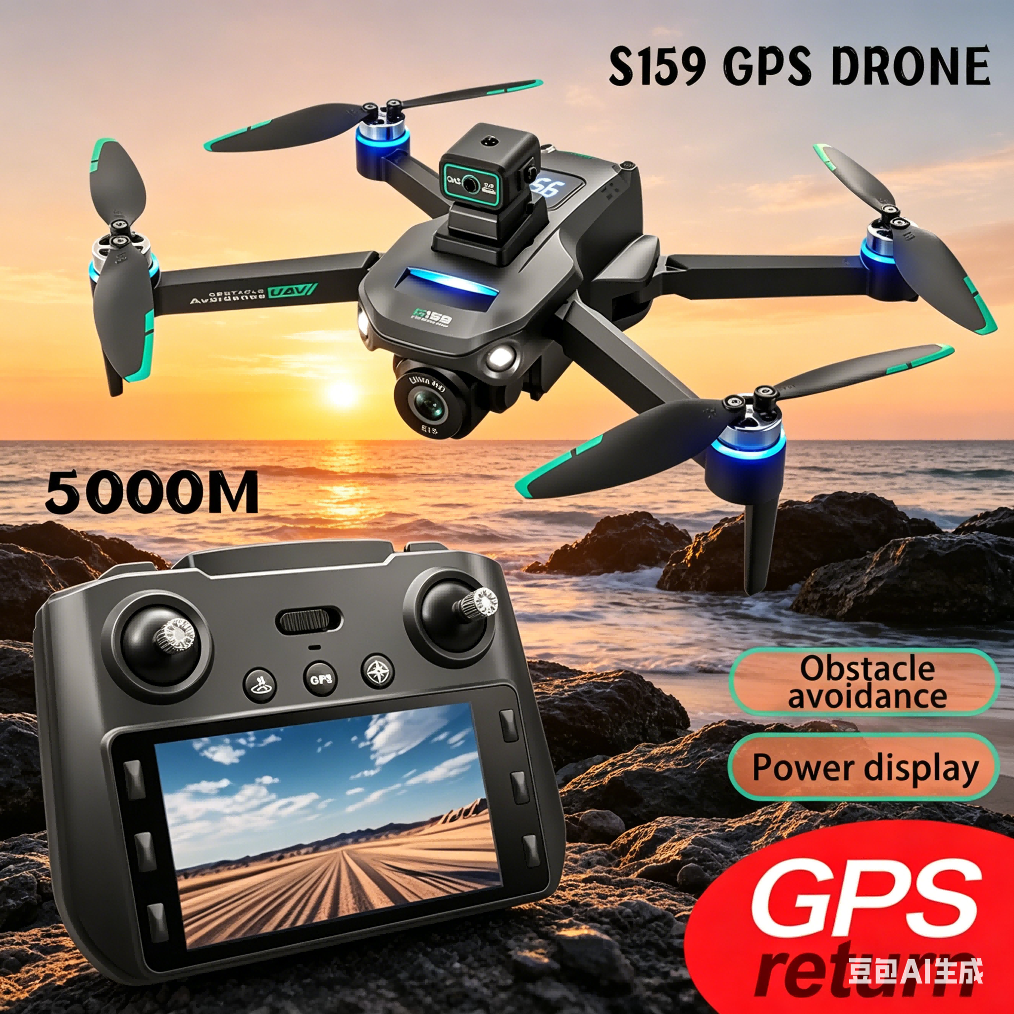 S159 GPS Drone 4K Profesional  - Drone Gps Module review and price